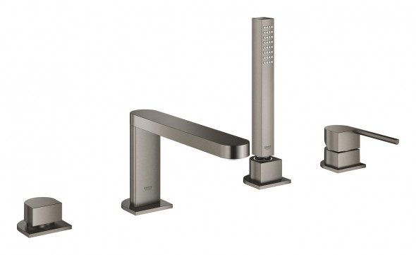 Grohe Plus 4-otworowa bateria wannowa brushed hard graphite 29307AL3