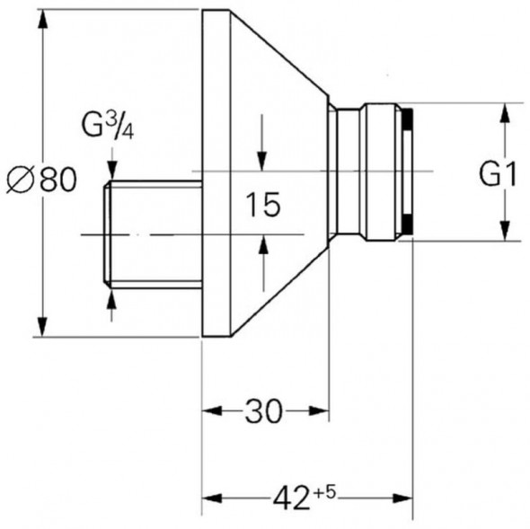 GROHE - przyłącze S 12003000