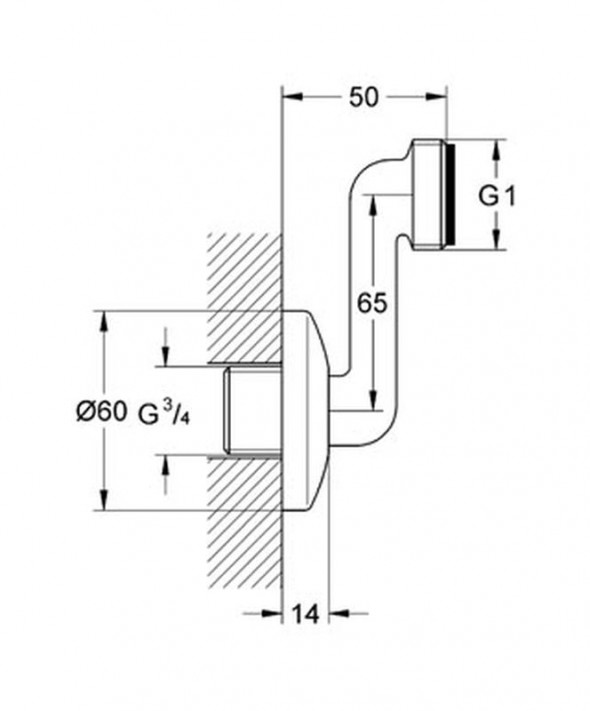 GROHE - przyłącze S 12482000