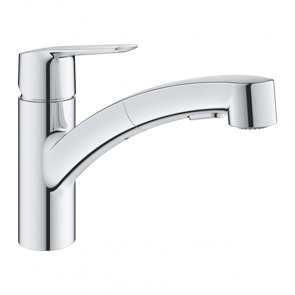 GROHE QuickFix Start bateria kuchenna, średnia wylewka, 2 strumienie wody, chrom 30531001