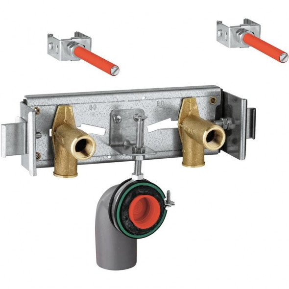 GROHE Rapid Pro - mocowanie do umywalko z armaturą sztorcową 39030000