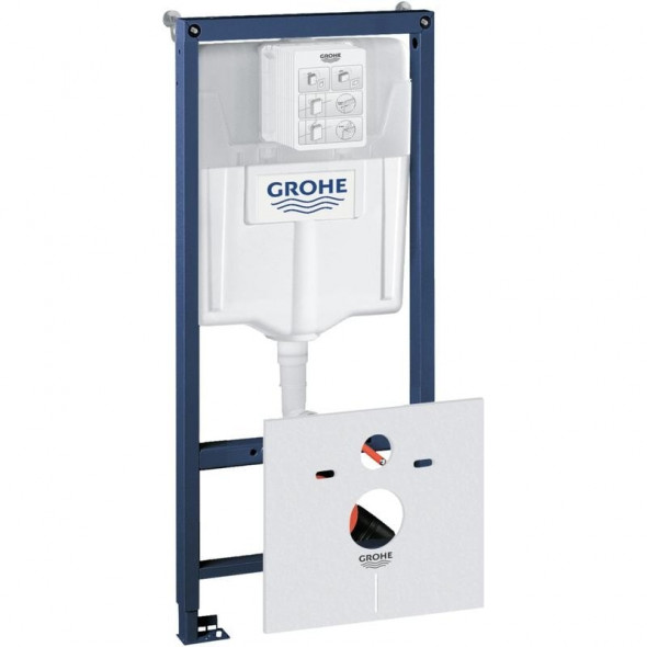 GROHE Rapid SL  Stelaż 3w1 - system instalacyjny z ramą montażową, kątownikami ściennymi i matą wyciszającą 38539001