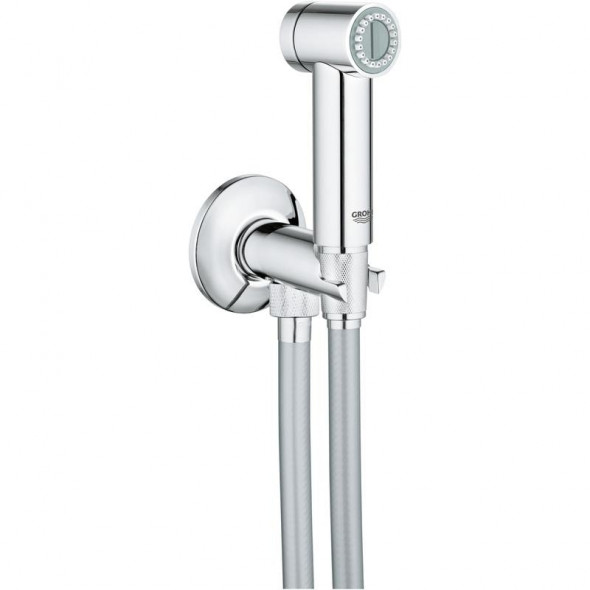 GROHE Tempesta-F Trigger Spray 30 - zawór kątowy ze zintegrowanym uchwytem i słuchawką bidetową chrom 26332000