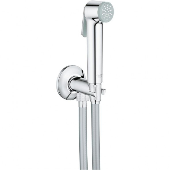 GROHE Tempesta-F Trigger Spray 30 - zawór kątowy ze zintegrowanym uchwytem i słuchawką bidetową chrom 26358000