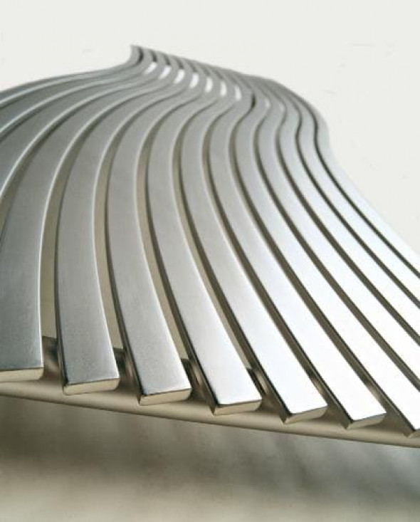 Grzejnik łazienkowy Cordivari Lola Inox satynowy pionowy