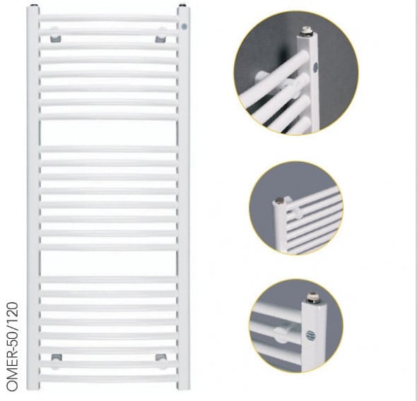 Grzejnik łazienkowy Instal-Projekt Omega OMER-60/160 kolory