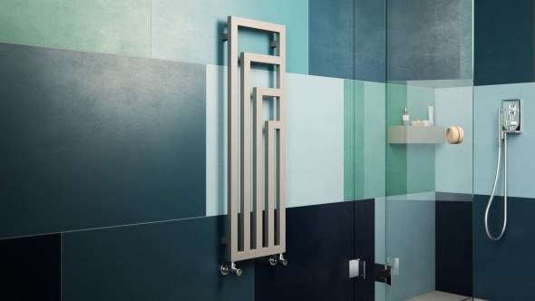 Grzejnik łazienkowy Terma Angus V 1300/440mm Biały ZX WGANG130044