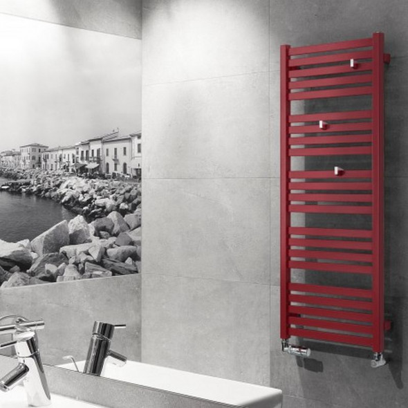 Grzejnik łazienkowy Terma Marlin 600x450mm Biały GD WGMAR060043