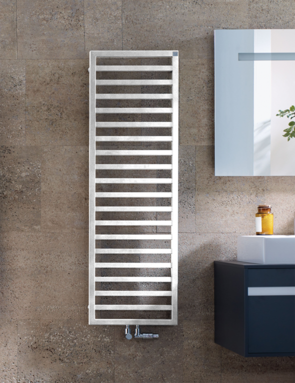 Grzejnik łazienkowy Zehnder Quaro 45x97 cm white quartz QA100-045-450/0521