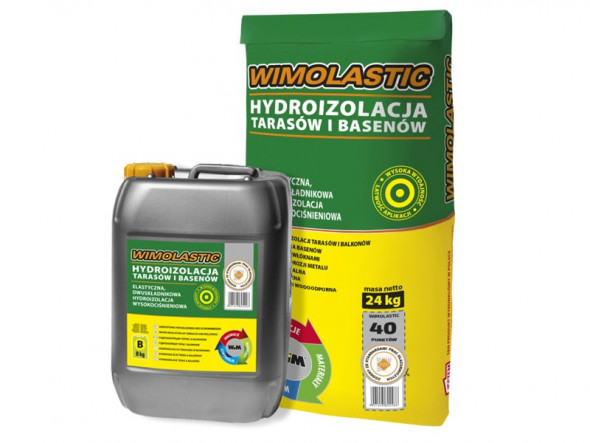 Hydroizolacja tarasów i basenów WIM A+B 32kg
