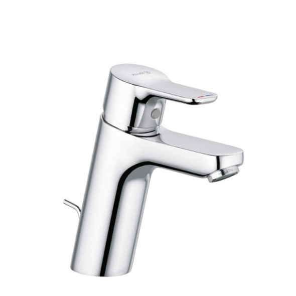 Jednouchwytowa bateria umywalkowa, z zestawem odpływowym Kludi Pure&amp;Easy Xl Chrom 372900565