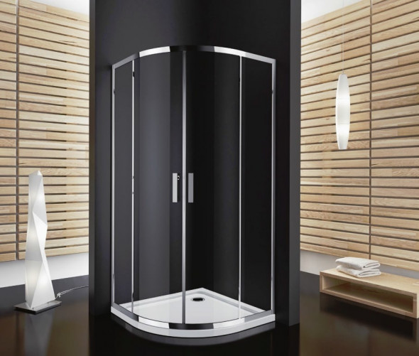 Kabina suwana dwuskrzydłowa Atrium Palermo 80x80cm HBF080