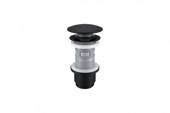 Korek Click-Clack umywalkowo-bidetowy Excellent czarny mat ceramiczny ARIN.1485.01BL