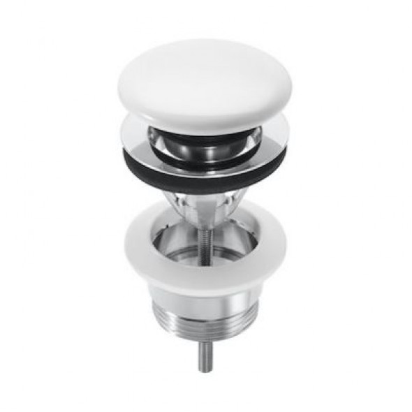 Korek uniwersalny Click-clack do umywalek z pokrywą ceramiczną Roca Aqua A505401100