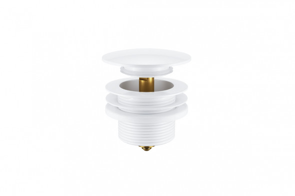 Korek wannowy mosiężny Excellent biały ARIN.2485.01WH