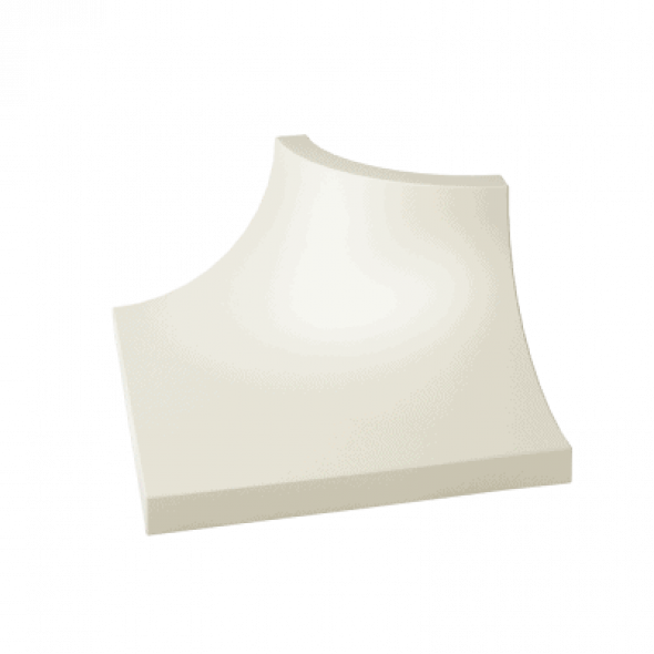 Kształtka Paradyż Gamma Bianco C mat. 3X4cm K---030X040-1-GAMA.BIC-M