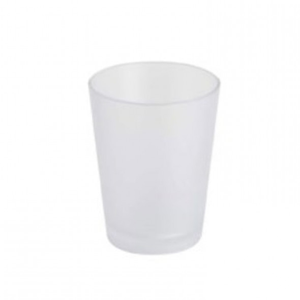 Kubek kosmetyczny Bisk Frost biały 06373