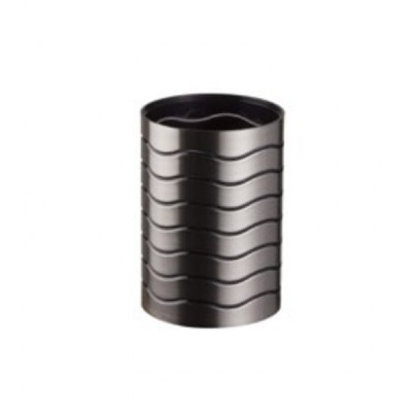 Kubek kosmetyczny Bisk Lines srebrny 06324