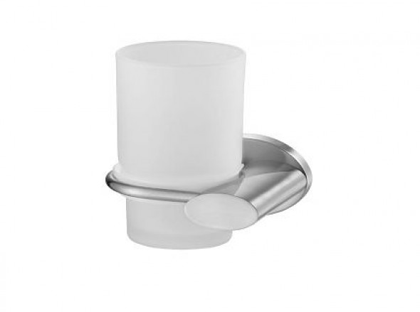 Kubek pojedynczy z uchwytem Bisk Side Brushed 03118