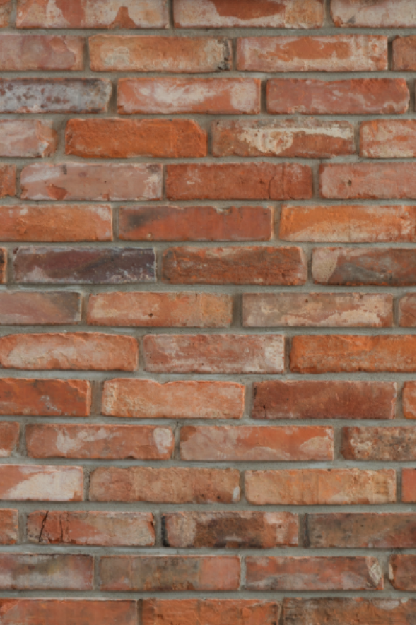 Lico Klasyczne Stare Cegły - Płytki z oryginalnych XIX wiecznych cegieł