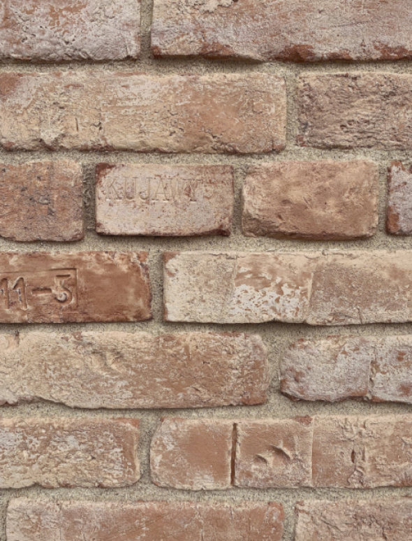 Lico Kujawskie Toruńskie Stare Cegły - Płytki stylizowane na starą cegłę