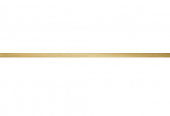 Listwa ścienna Tubądzin Gold Mat 59,8x2,3 cm