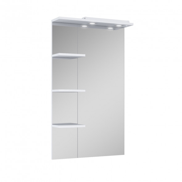 Lustro Elita LED z półkami Amigo 60 Biały 60x103,90x16,00cm 974754
