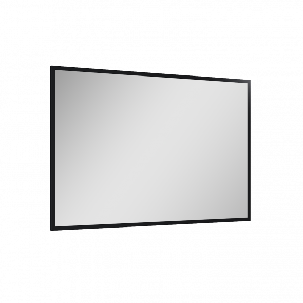 Lustro Elita Rama 120x80 black 19mm 167584