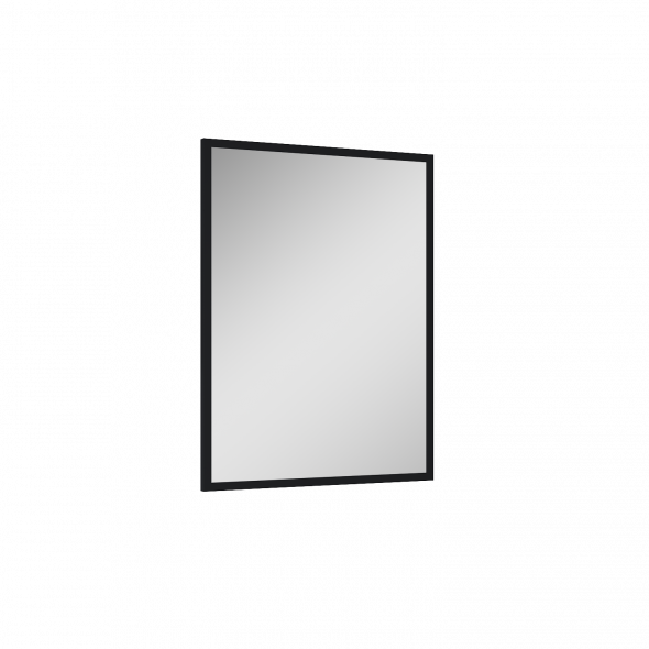 Lustro Elita Rama 60x80 cm black 19mm 167581