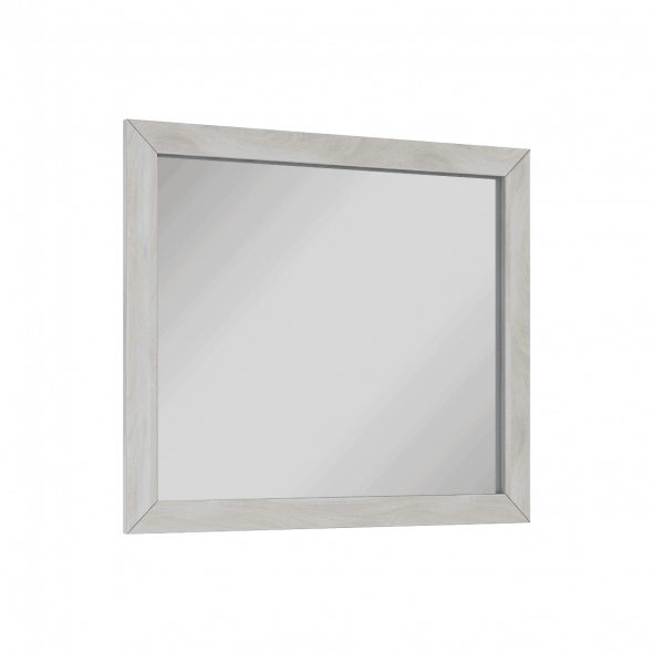 Lustro Elita Santos Oak 80 Biały WASH 80/70cm 166395