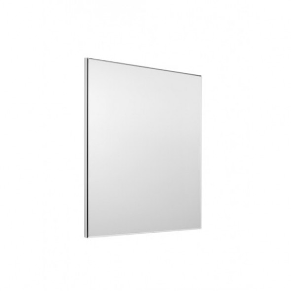 Lustro łazienkowe Roca Suit/Cube 65x60 cm, wykończenie PVC w kolorze szarym A812307406