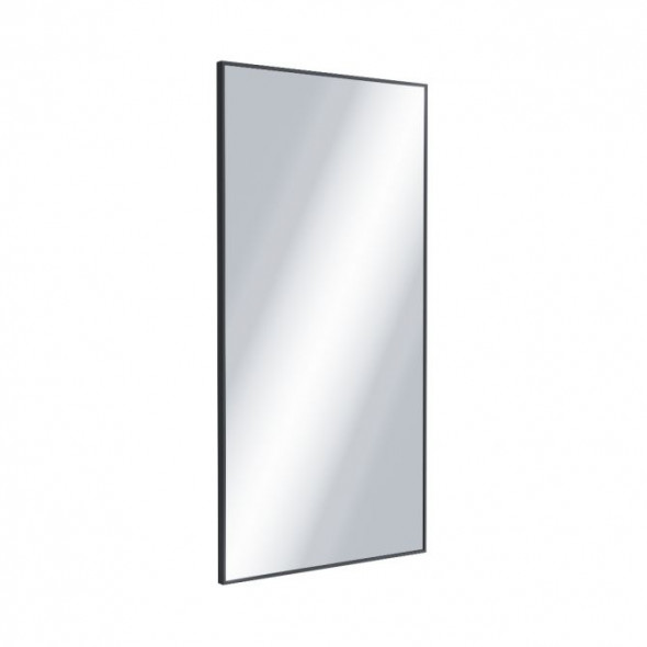 Lustro prostokątne Excellent Kuadro 100x50 czarny mat DOEX.KU100.050.BL