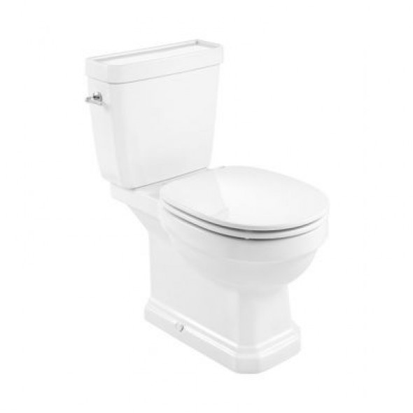Miska WC Rimless do kompaktu o/podwójny Roca Carmen 37x67 cm, biała A3420A7000