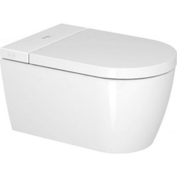 Miska WC Rimless wisząca z deską sedesową myjącą Duravit SensoWash Starck f Plus Compact biała 650000012004320