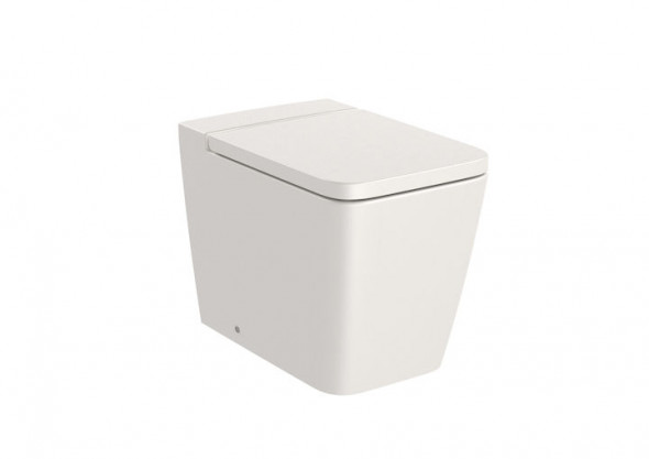 Miska WC stojąca Roca Square Rimless 37x56 cm beżowy A347537650