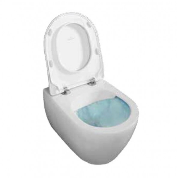 Miska wisząca WC + deska wolnoopadająca Slim Villeroy Boch Subway 2.0 DirectFlush 5614R001+9M78S101 + uszczelka wygłuszająca GRATIS
