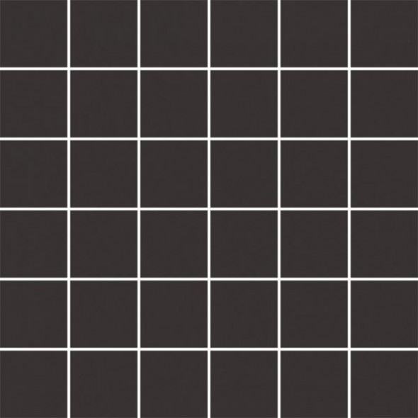 Mozaika cięta Paradyż Modernizm Nero K.4,8x4,8 29,8x29,8 cm