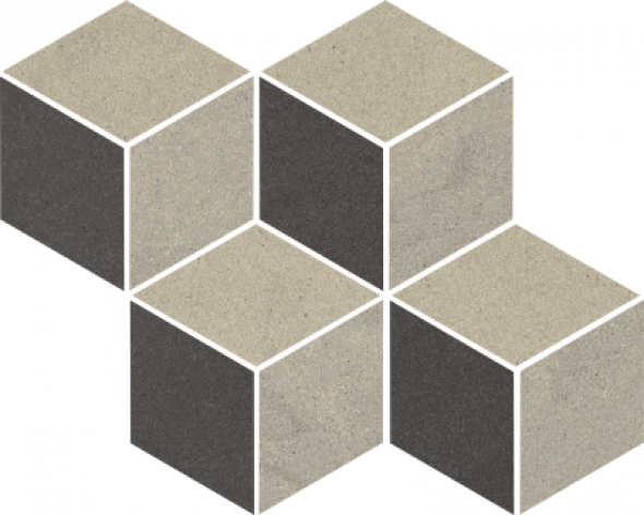 Mozaika Paradyż Rockstone Antracite Mozaika Cieta Mix 20,4X23,8cm Mat