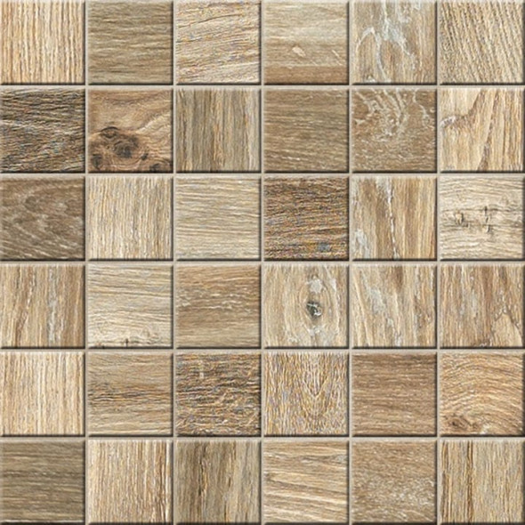 Mozaika podłogowa deskopodobna Novabell My Space Cognac ESP335K 30x30