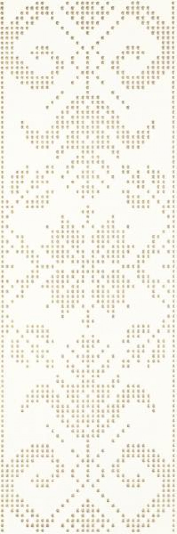 Mozaika prasowana Paradyż Caya Bianco Inserto A 25x75 cm