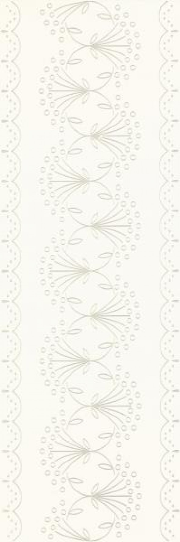 Mozaika prasowana Paradyż Caya Bianco Inserto B 25x75 cm