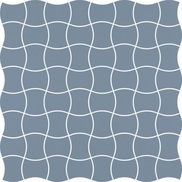 Mozaika prasowana Paradyż Modernizm Blue K.3,6x4,4 30,86x30,86 cm