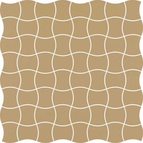 Mozaika prasowana Paradyż Modernizm Ochra K.3,6x4,4 30,86x30,86 cm