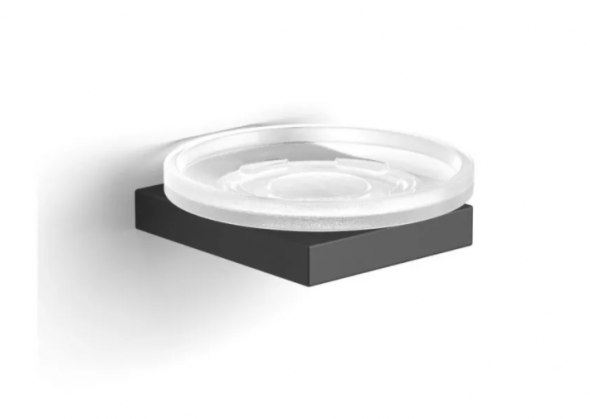 Mydelniczka Stella Kobe szkło mat/czarny 10.420-B