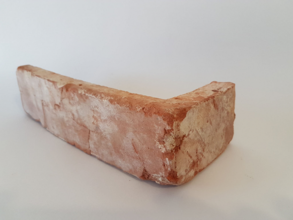 Narożnik Lico Klasyczne Stare Cegły - Płytki z oryginalnych XIX wiecznych cegieł