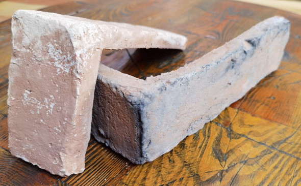 Narożnik Lico Kujawskie Toruńskie Stare Cegły - Płytki stylizowane na starą cegłę