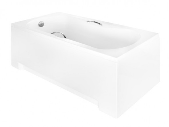 Obudowa do wanna prostokątna / z uchwytami Standard Besco Aria Plus 170x70 cm biały OAP-170-UNI