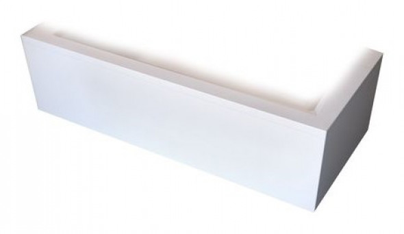 Obudowa do wanny asymetryczna prawa Besco Intima Duo 170x125 cm biały OAID-170-NS