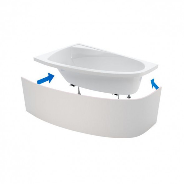 Obudowa do wanny narożnej Excellent Flex 250x60 cm biały OBEX.N.250WH