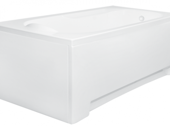 Obudowa do wanny prostokątna Besco Bona 160x70 cm biały OAP-160-UNI